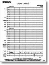 cover Urban Dances Concert Band sheet music cover